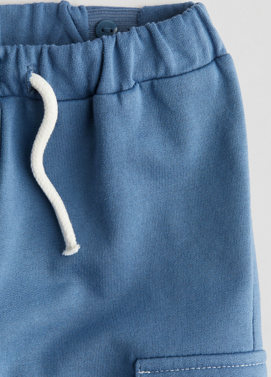 Светло-синие кэжуал демисезонные джоггеры, карго брюки H&M