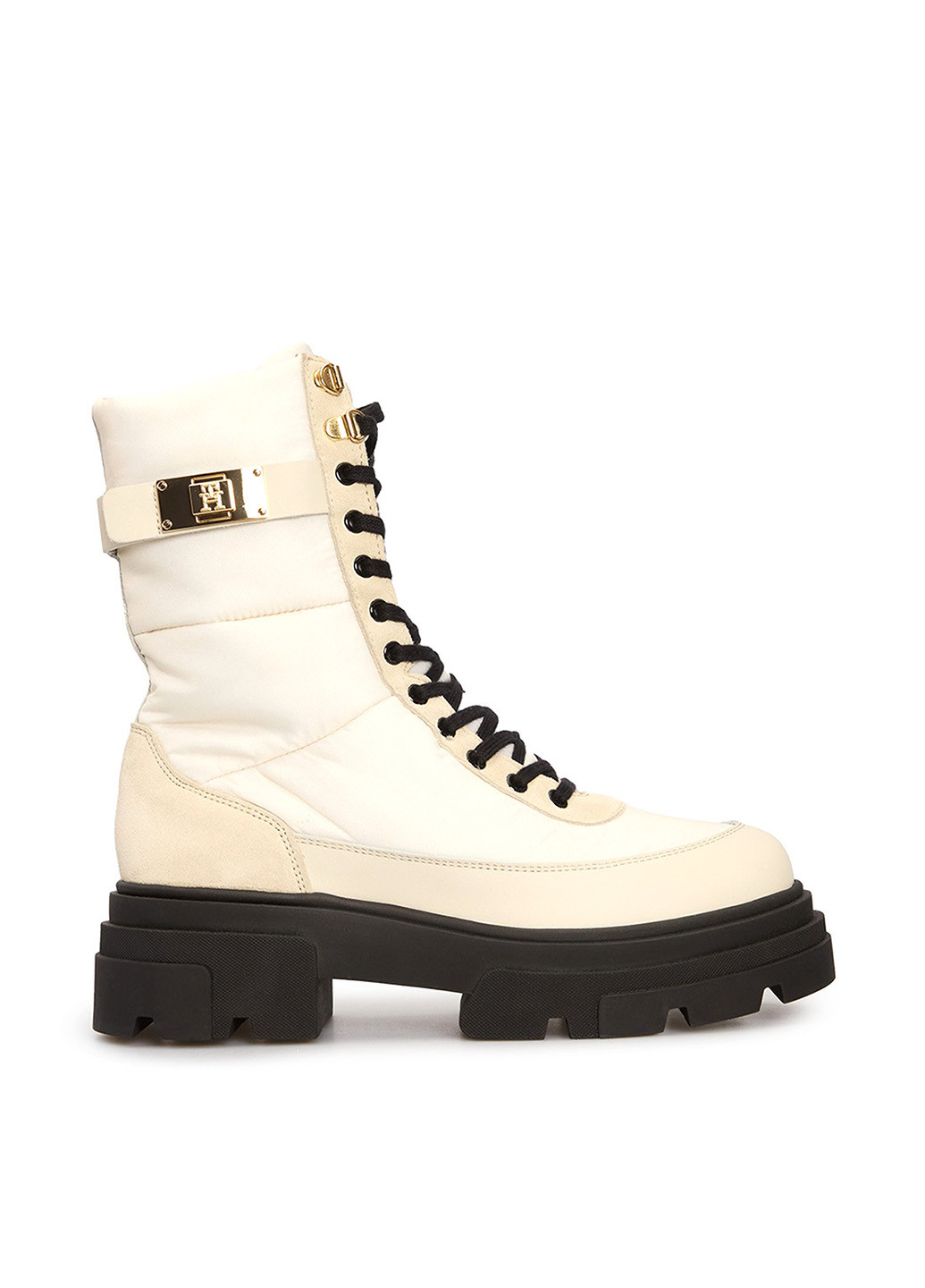 Зимние ботинки берцы Tommy Hilfiger со шнуровкой тканевые