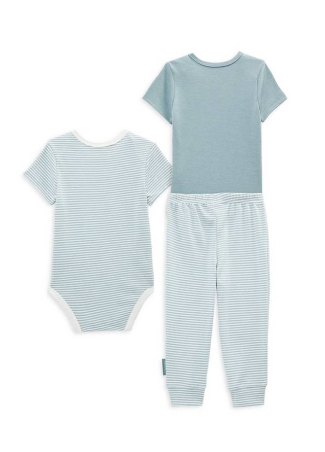 Синій демісезонний костюм (2 боді, штани) брючний Calvin Klein