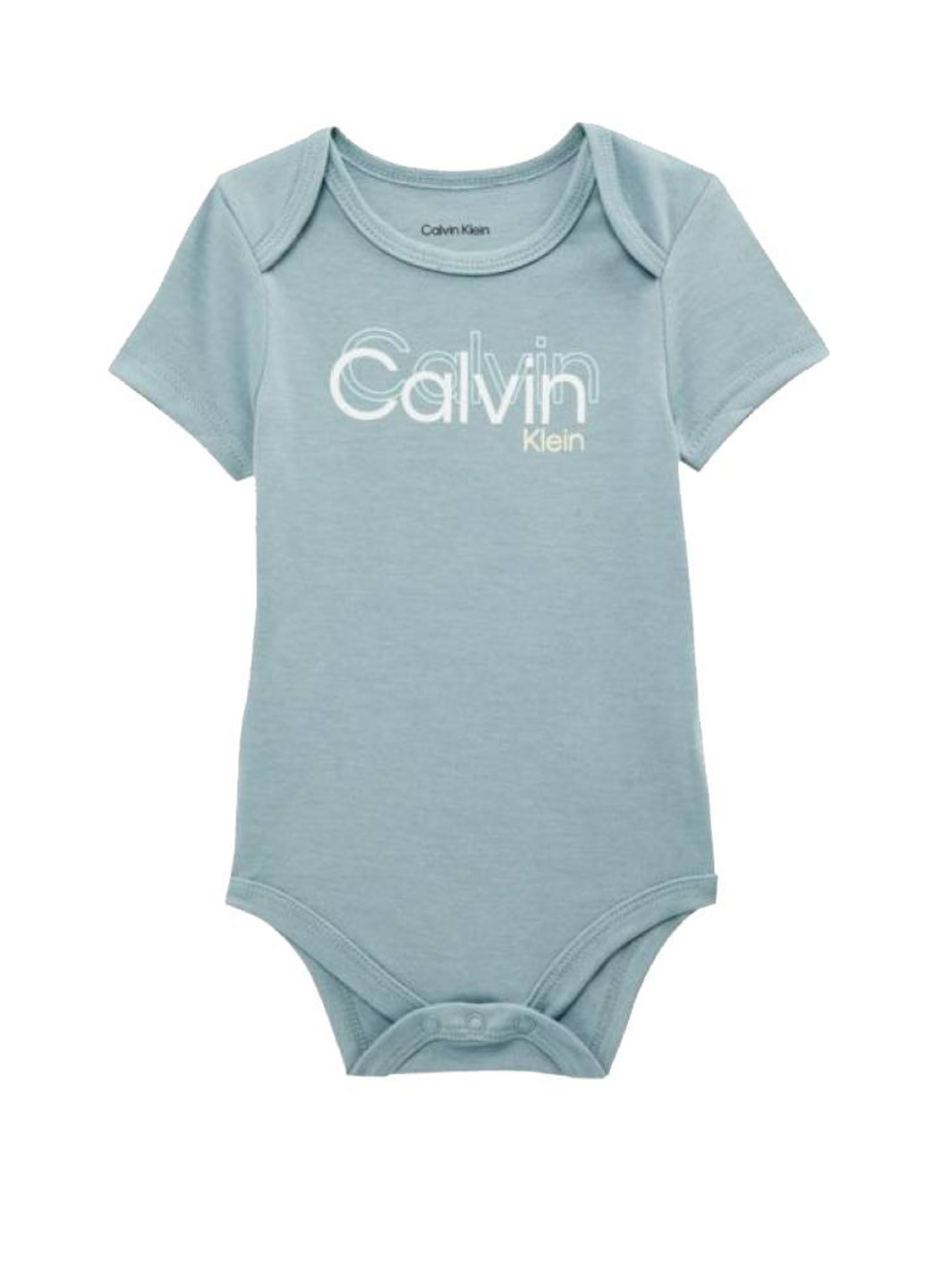 Синій демісезонний костюм (2 боді, штани) брючний Calvin Klein