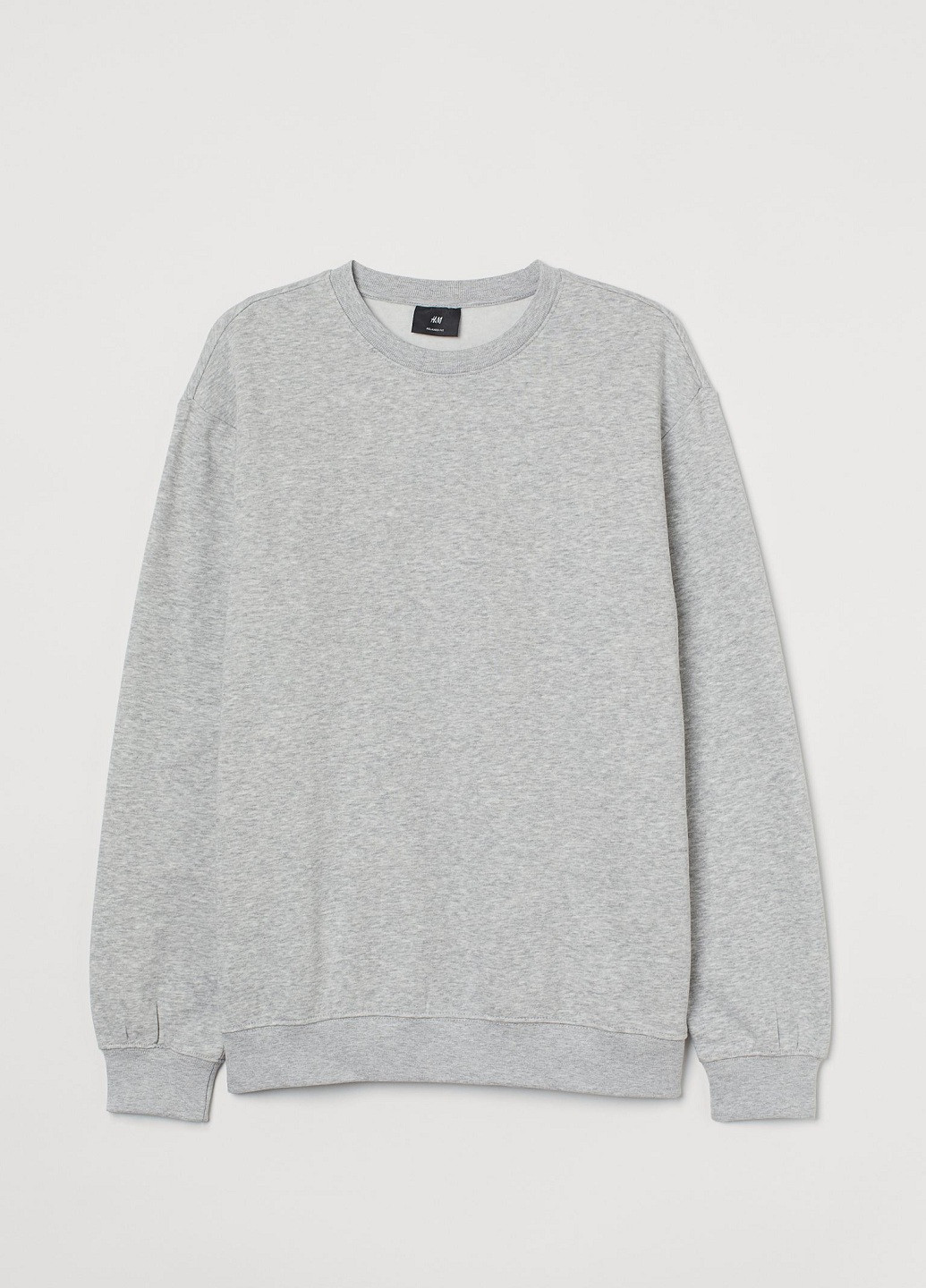 Світло-сірий світшот H&M однотонний (230459587)