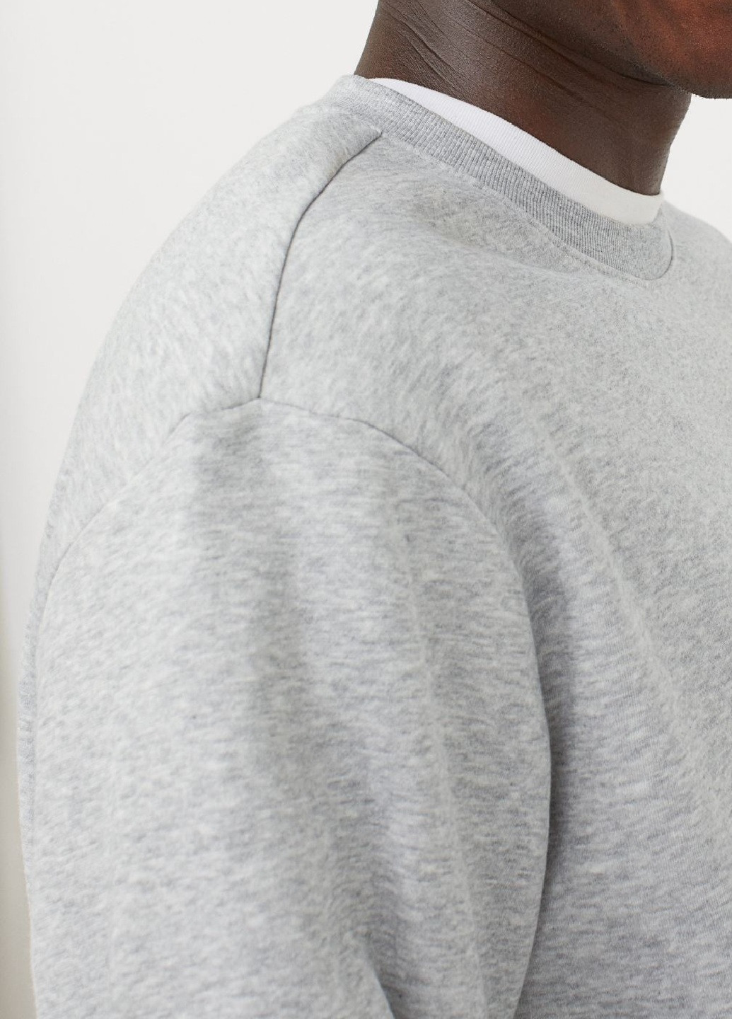 Світло-сірий світшот H&M однотонний (230459587)