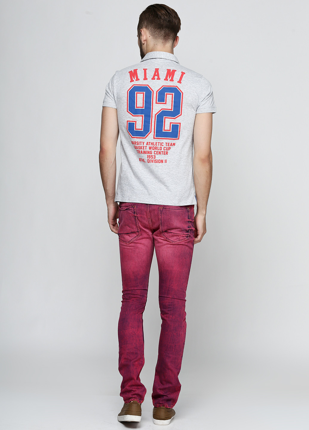 Розовые демисезонные прямые джинсы Alcott