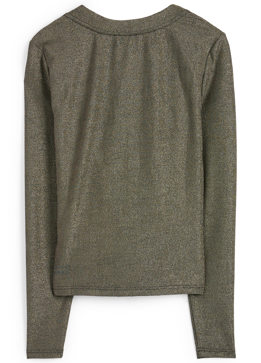 Хаки блуза на запах C&A