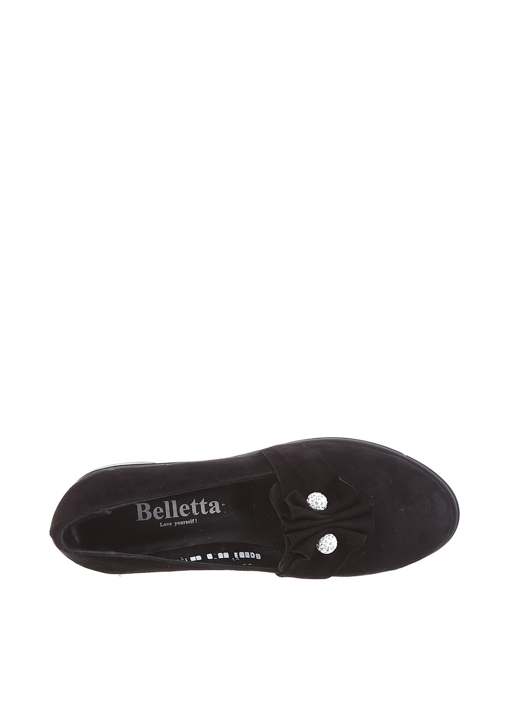 Туфли Belletta на низком каблуке с бусинами