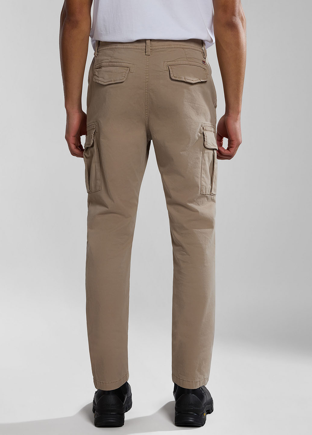 Бежевые кэжуал демисезонные карго брюки Napapijri