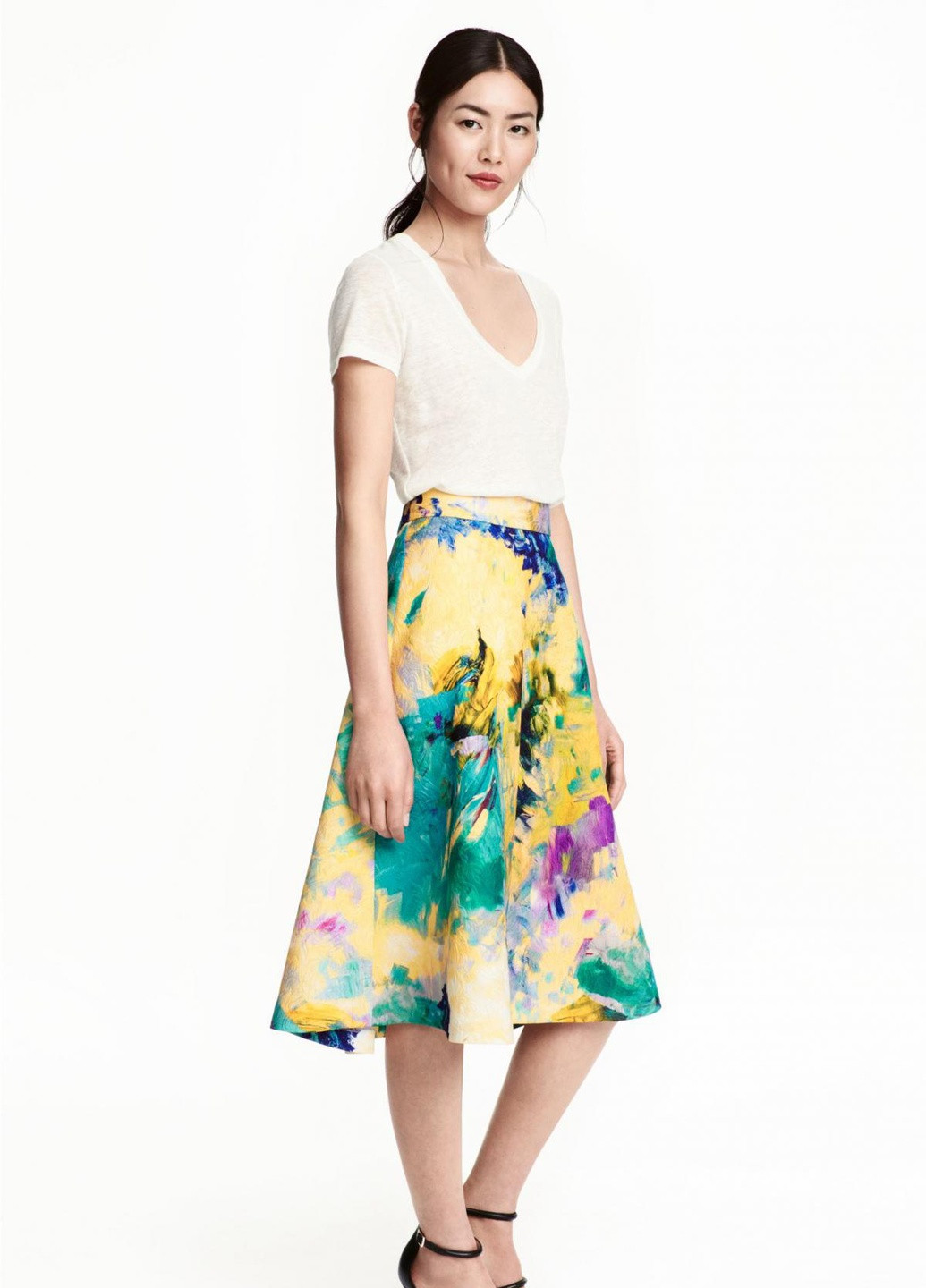 Разноцветная юбка H&M