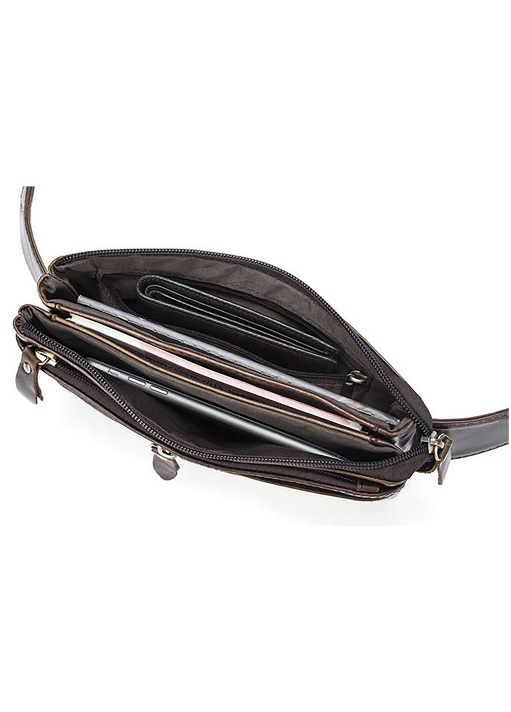 Мужская кожаная сумка 21х12х4 см Vintage (252133819)