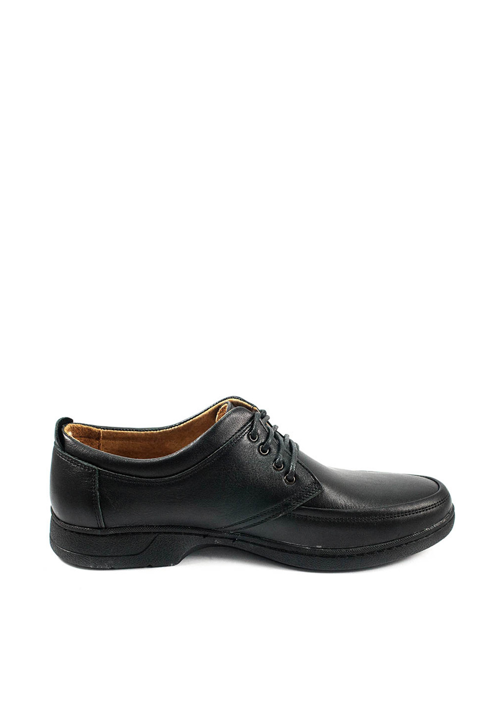 Черные классические туфли Bastion на шнурках