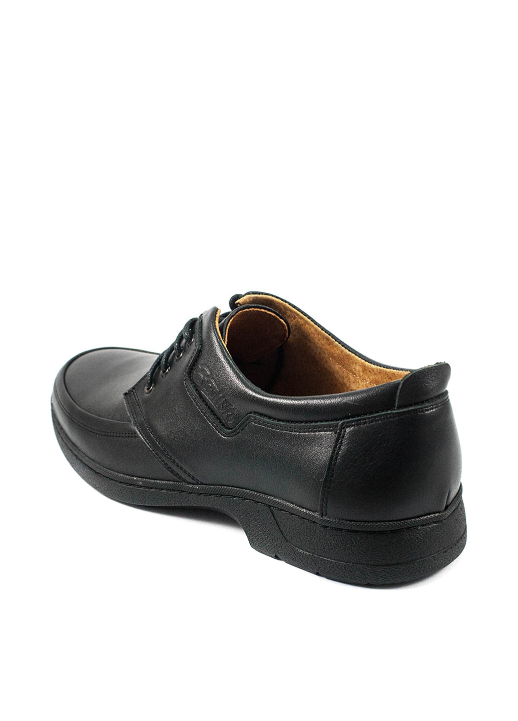 Черные классические туфли Bastion на шнурках