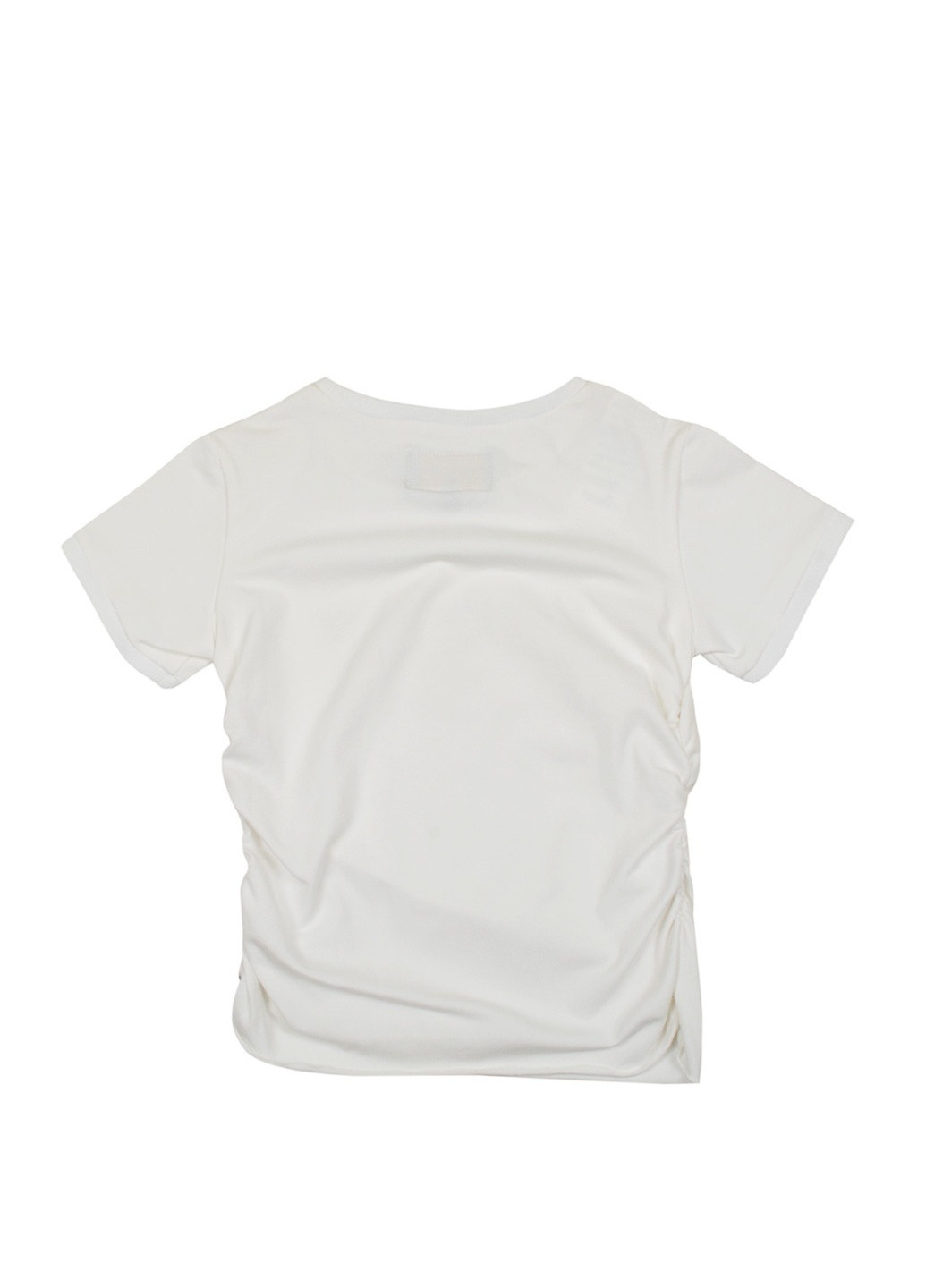 Белая летняя футболка с коротким рукавом E-Play
