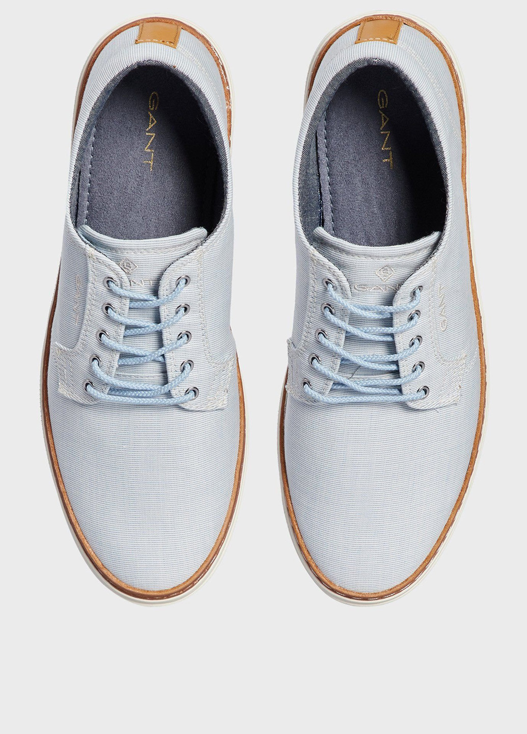 Светло-голубые кеды Gant