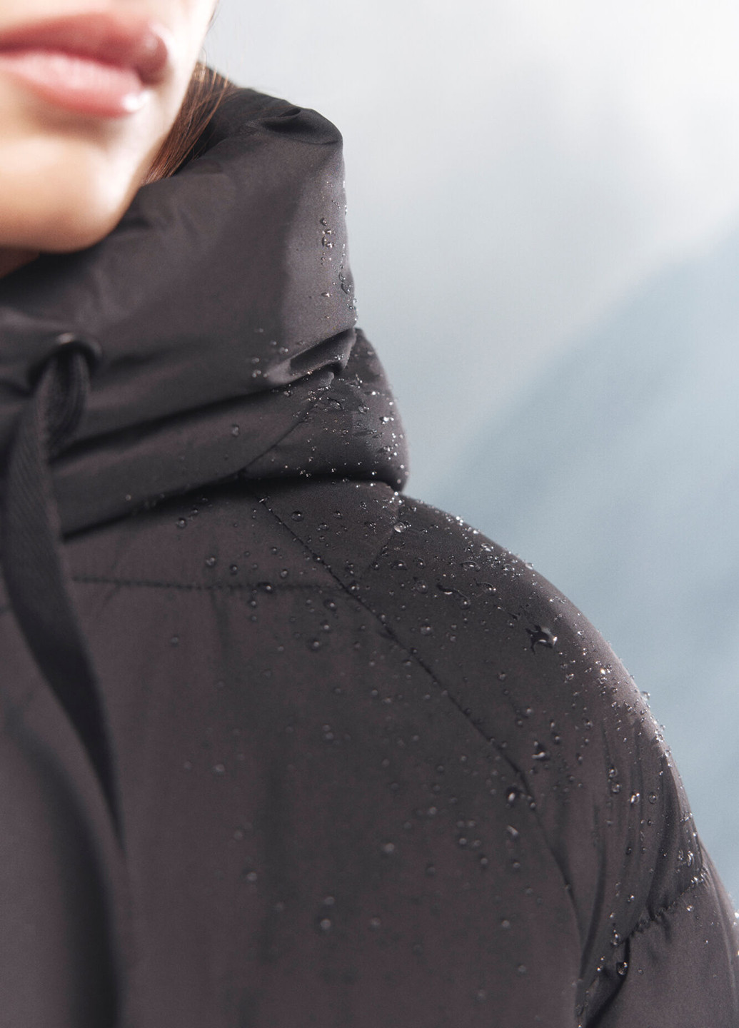 Черная зимняя куртка Springfield