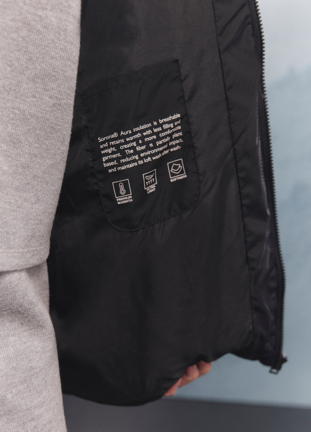 Черная зимняя куртка Springfield