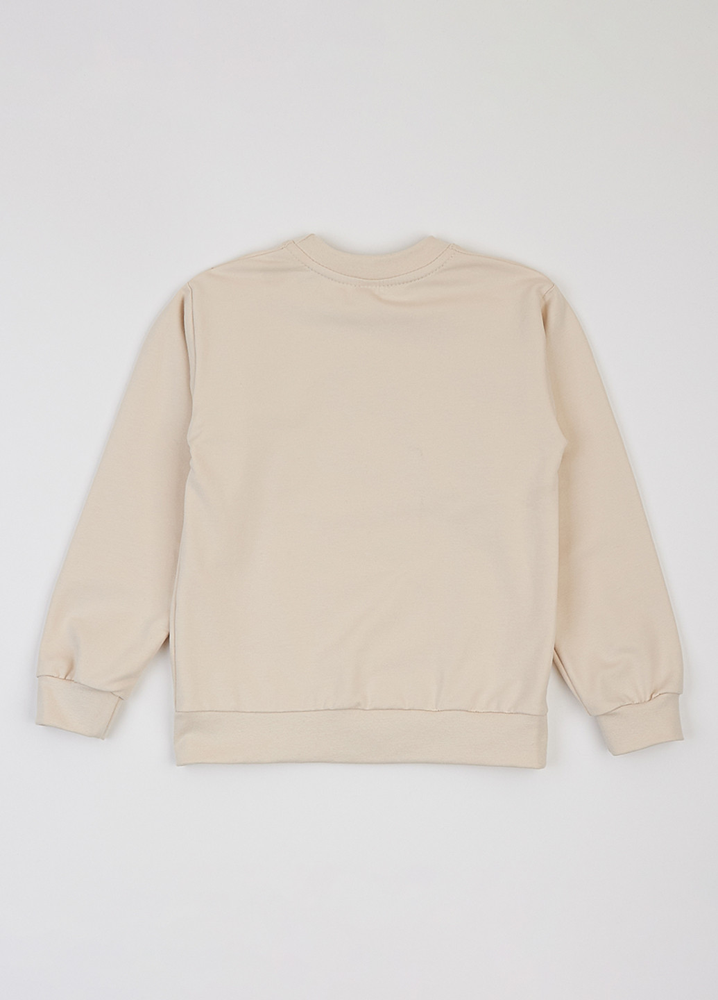 dexter's світшот напис бежевий кежуал бавовна, футер