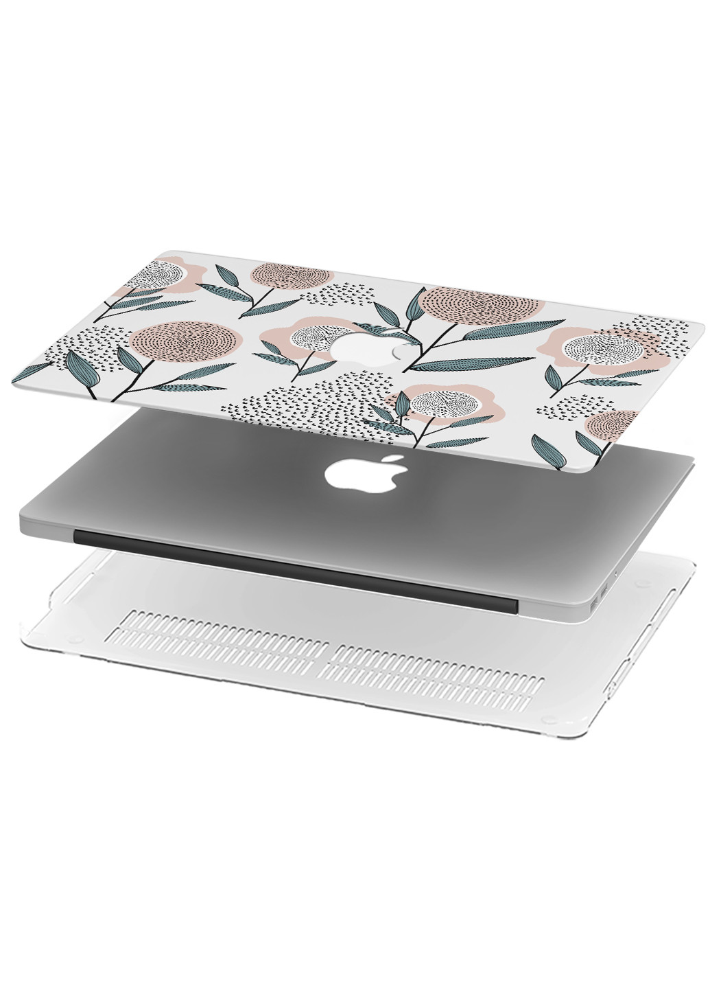 Чехол пластиковый для Apple MacBook Pro 13 A2289 / A2251 / A2338 Эстетические цветы (Aesthetic flowers) (9772-2343) MobiPrint (218857698)