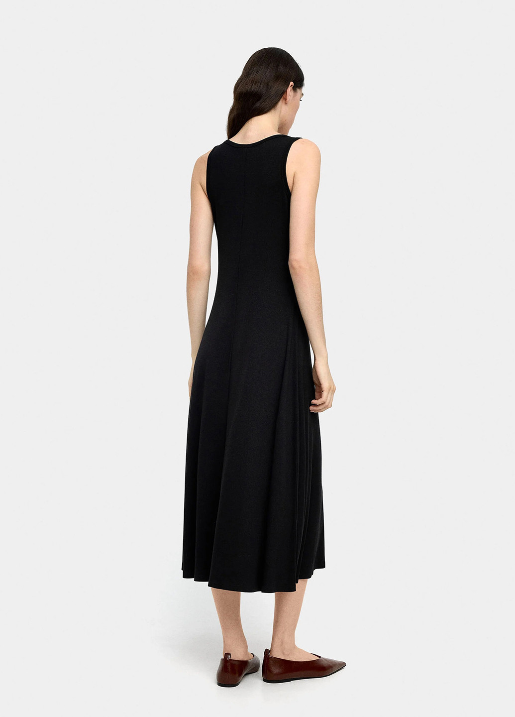 Черное кэжуал платье платье-майка Parfois однотонное