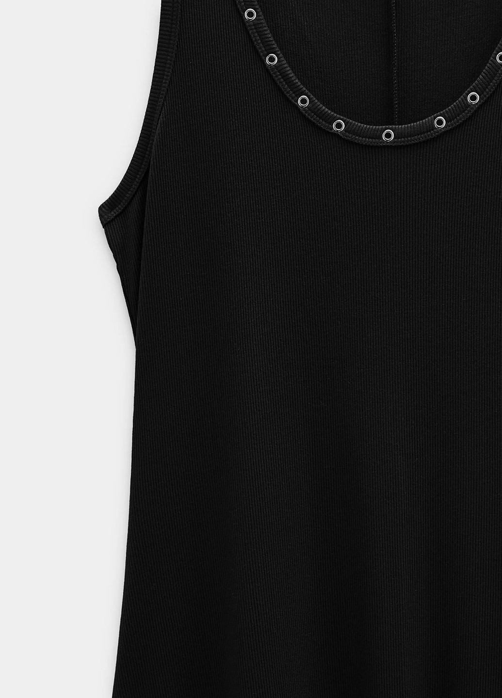 Черное кэжуал платье платье-майка Parfois однотонное