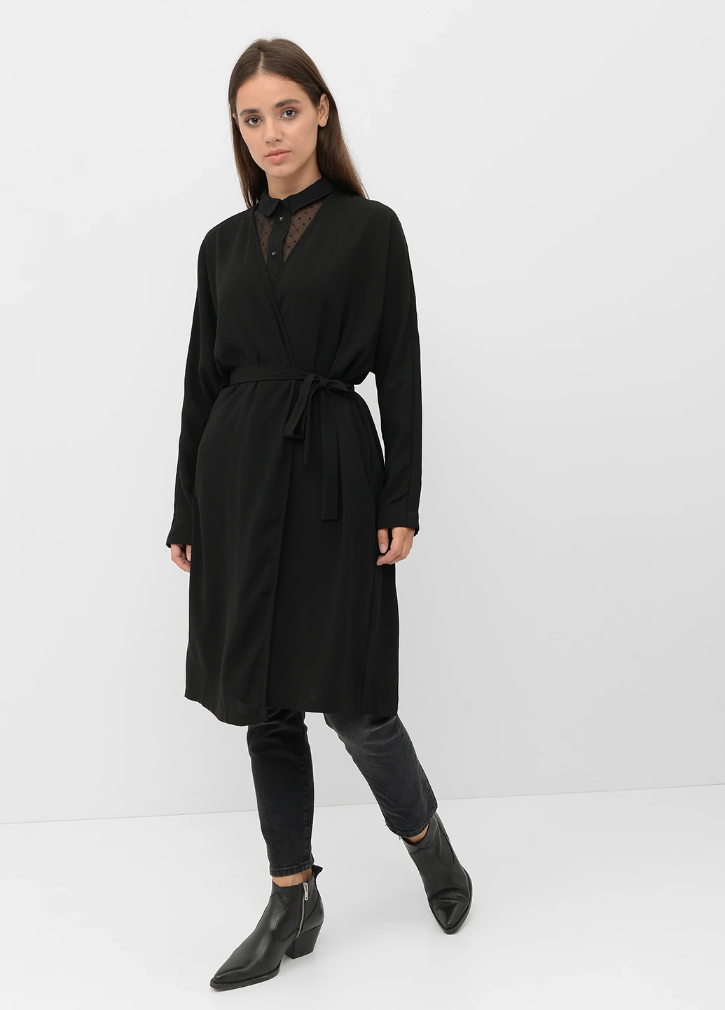 Черный демисезонный кардиган Monki