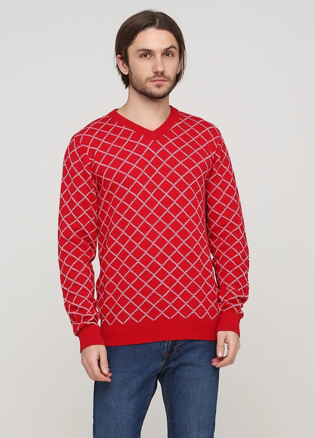 Червоний демісезонний светр H&M