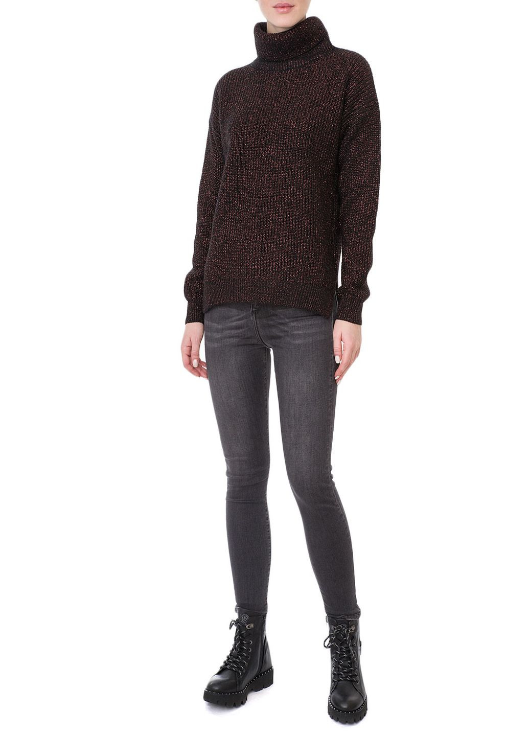 Черный зимний свитер Trussardi Jeans