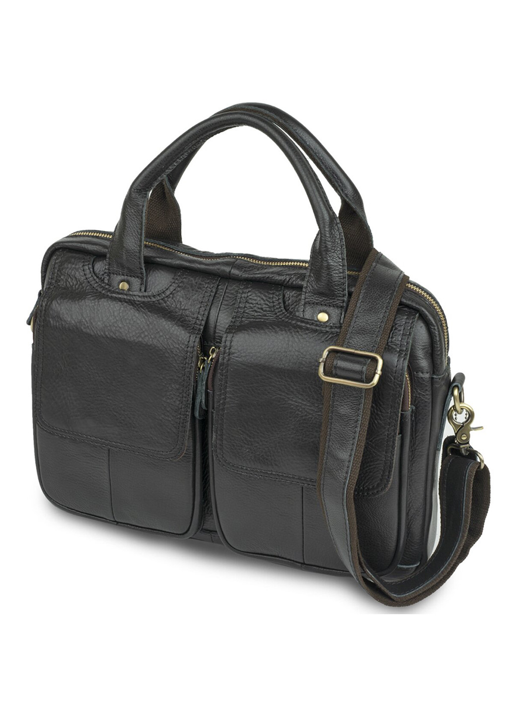 Чоловіча шкіряна сумка 36х26х6,5 см Vintage (229459143)