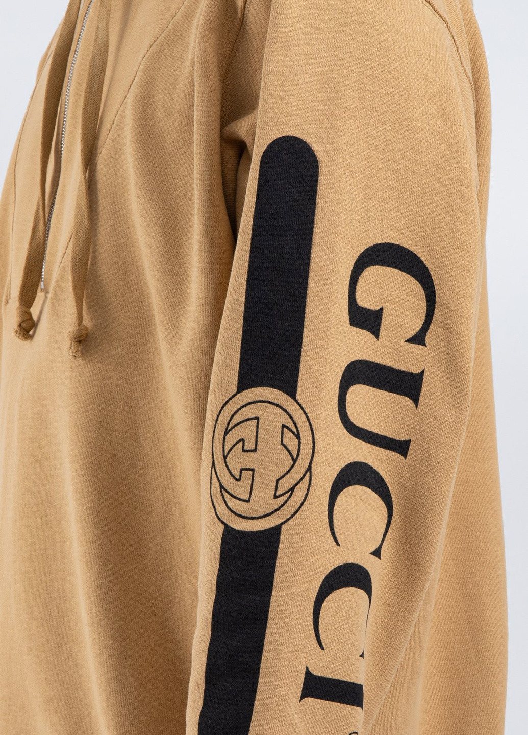 Черный худи с логотипом Gucci (222221535)