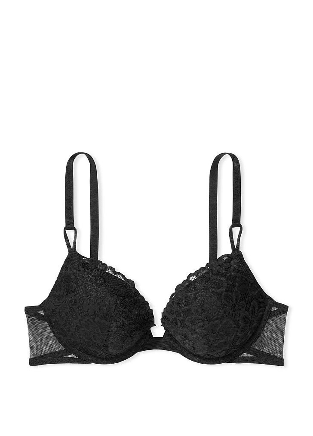 Чорний демісезонний комплект (бюстгальтер, трусики) Victoria's Secret