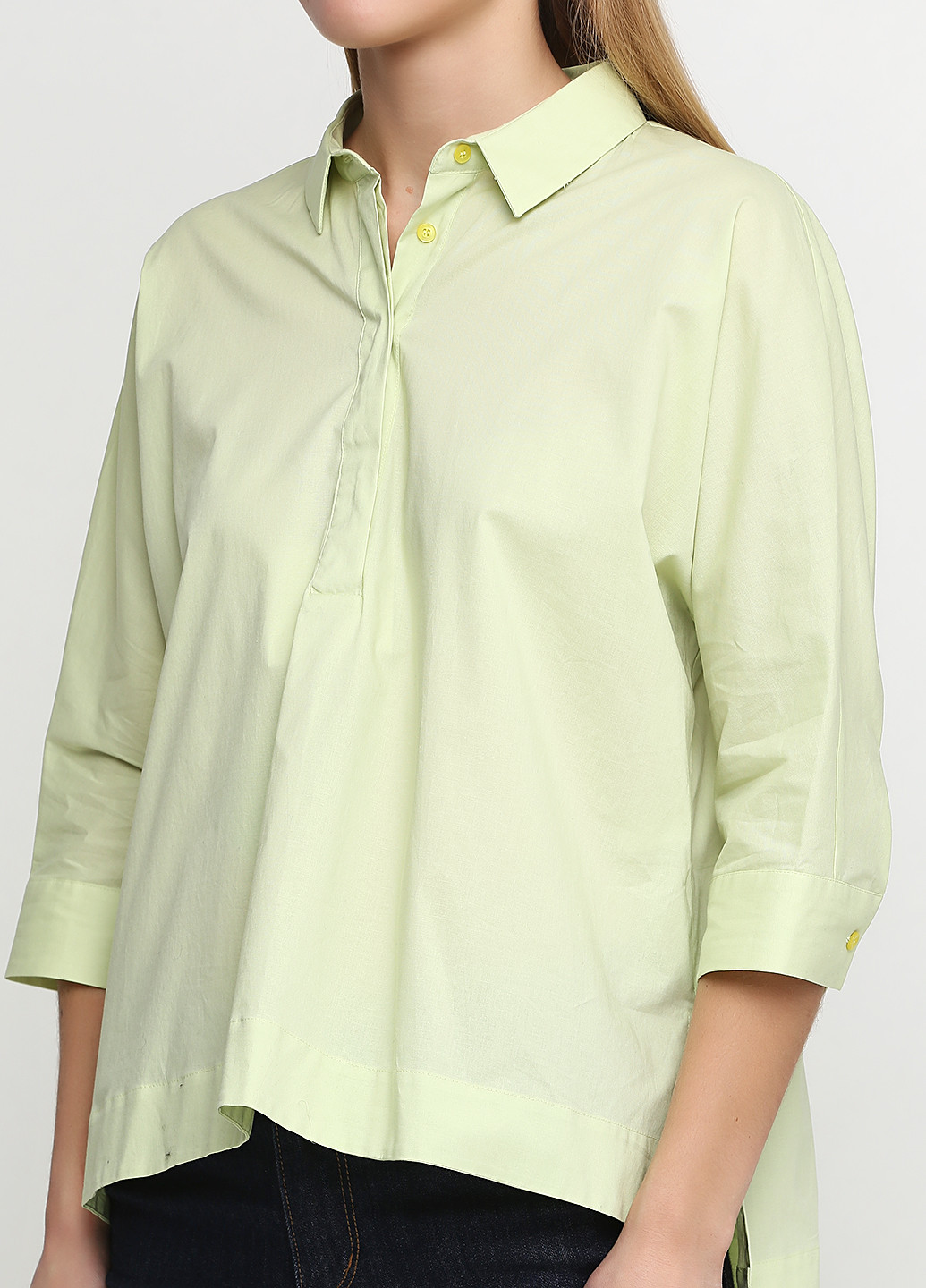 Світло-зелена літня блуза ZANETTI 1965