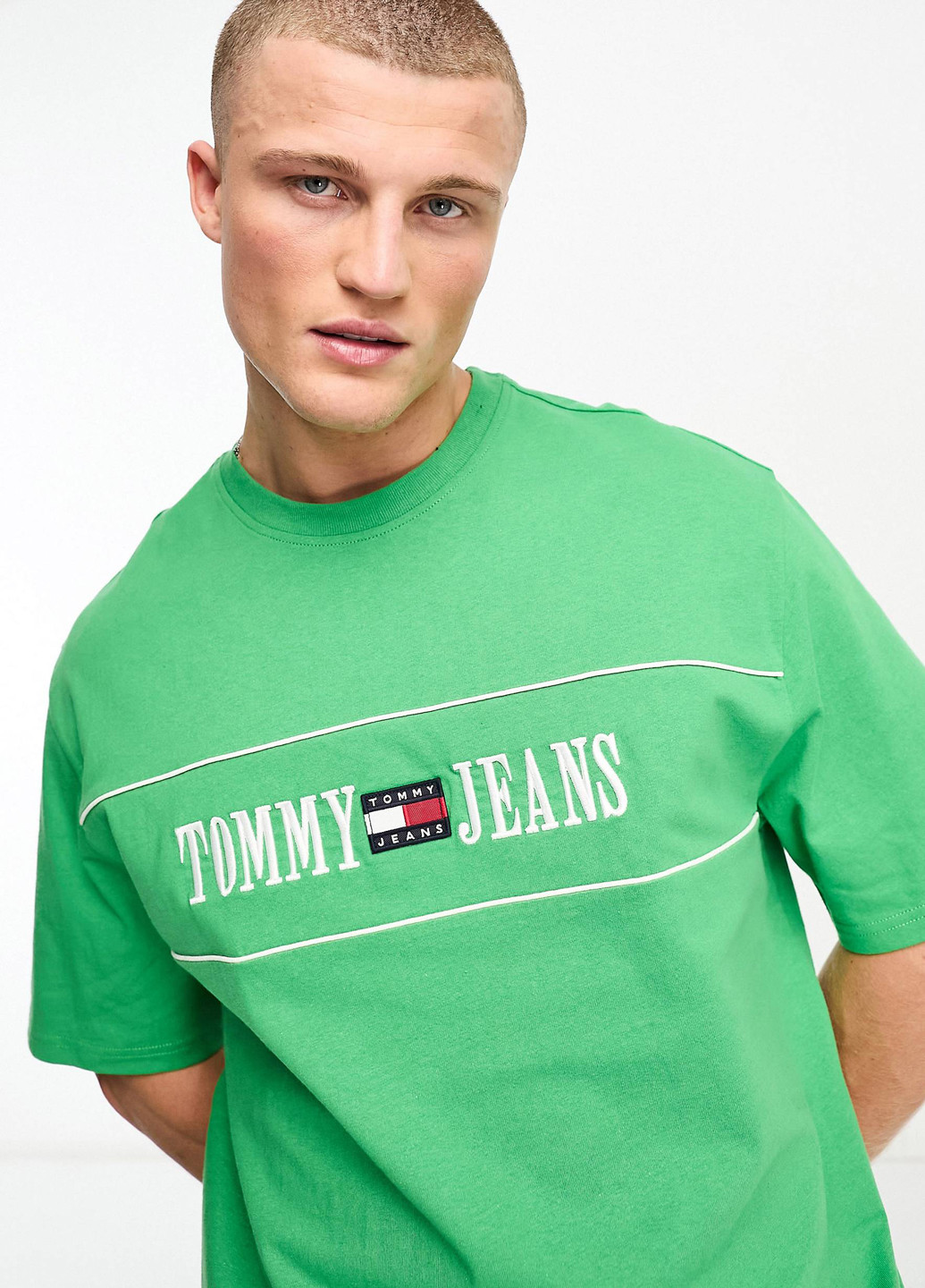 Зеленая футболка Tommy Hilfiger