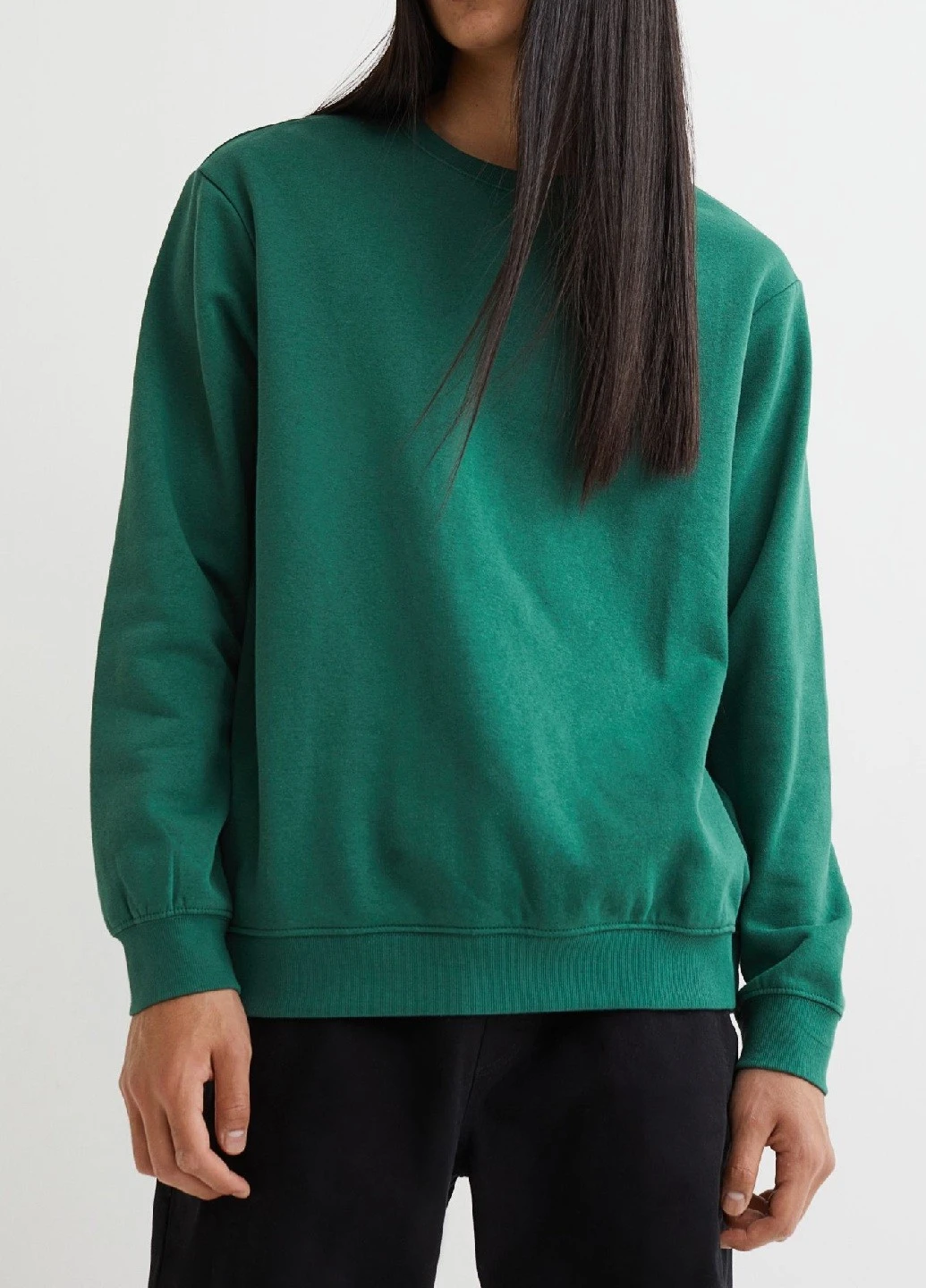 Зеленый свитшот H&M (252627266)