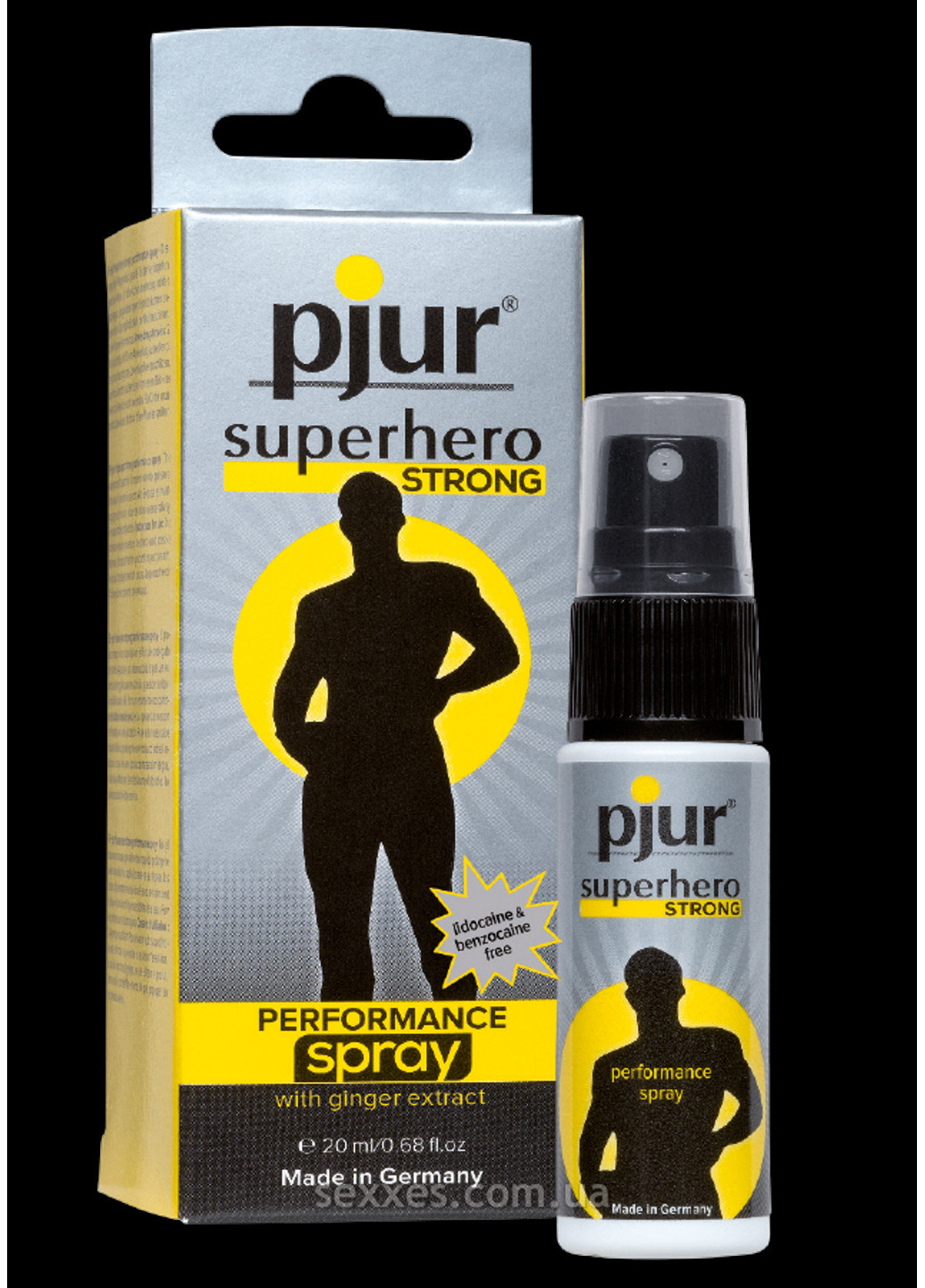 Пролонгирующий спрей Superhero Strong Spray 20 ml Pjur (251864324)