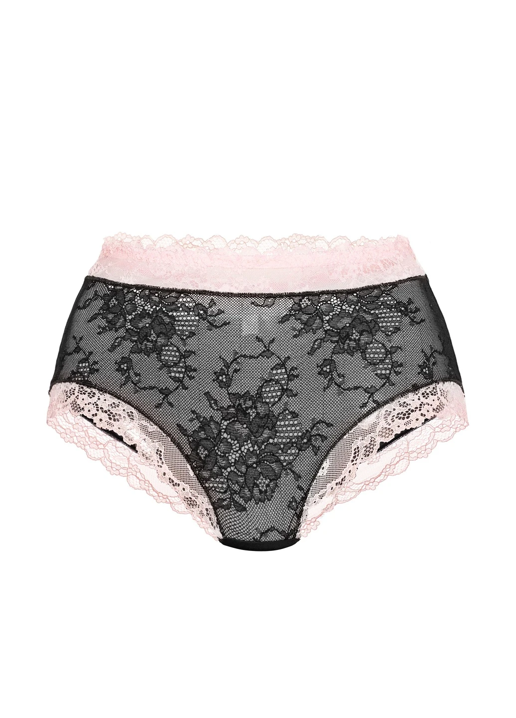 Труси жіночі Gracija-Rim Claire 46/XXL чорний/квітуча троянда 36840 Gracija Rim (256111050)