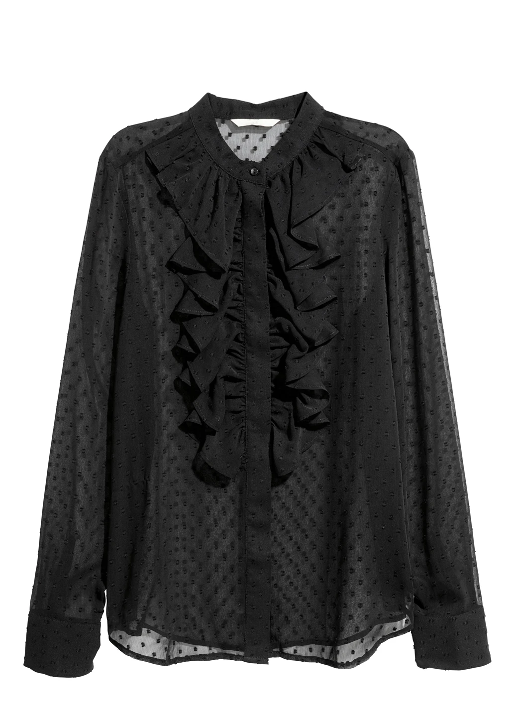 Чёрная блуза H&M