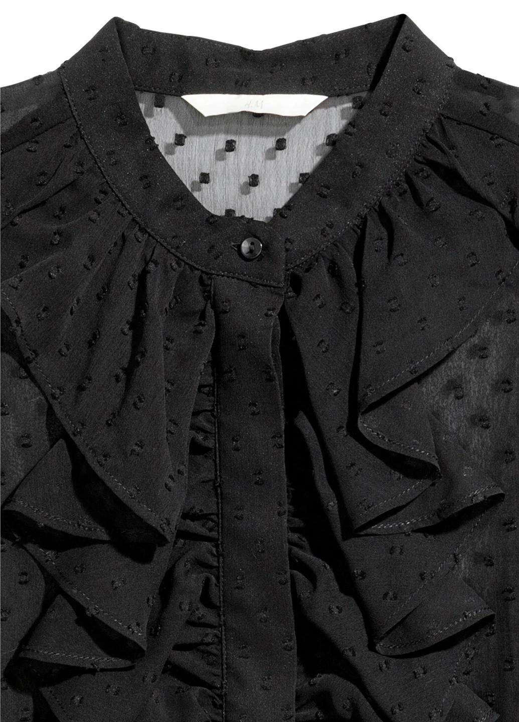 Чёрная блуза H&M