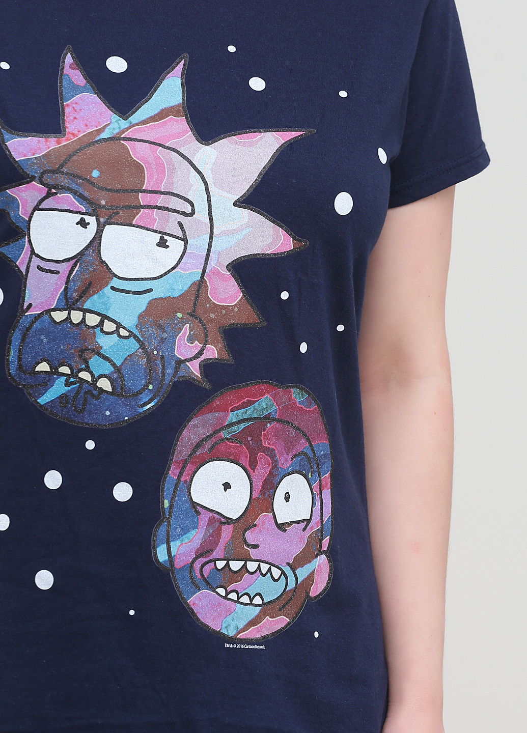 Темно-синя літня футболка Rick and Morty