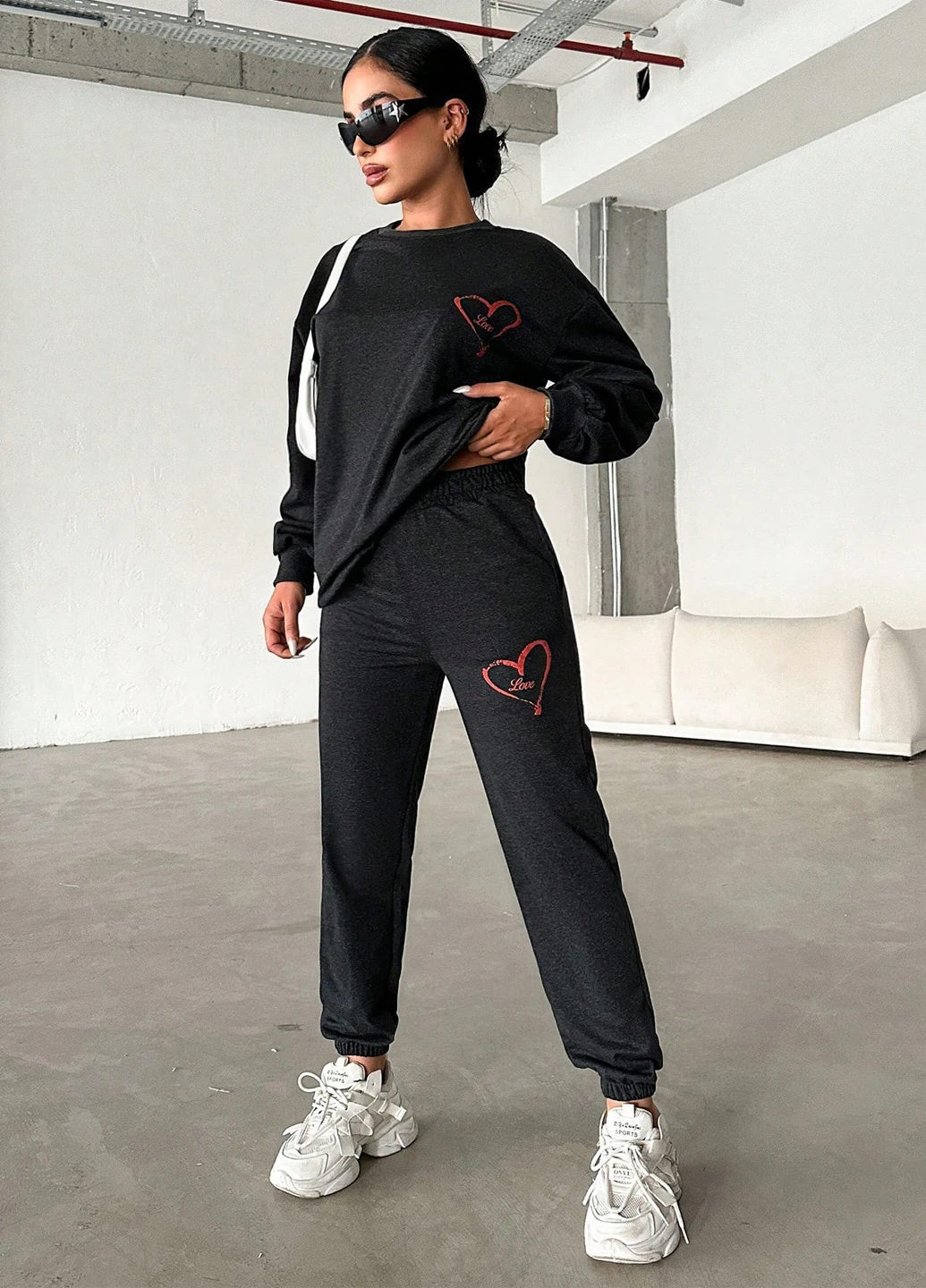 Костюм (світшот, штани) SHEIN (316736555)