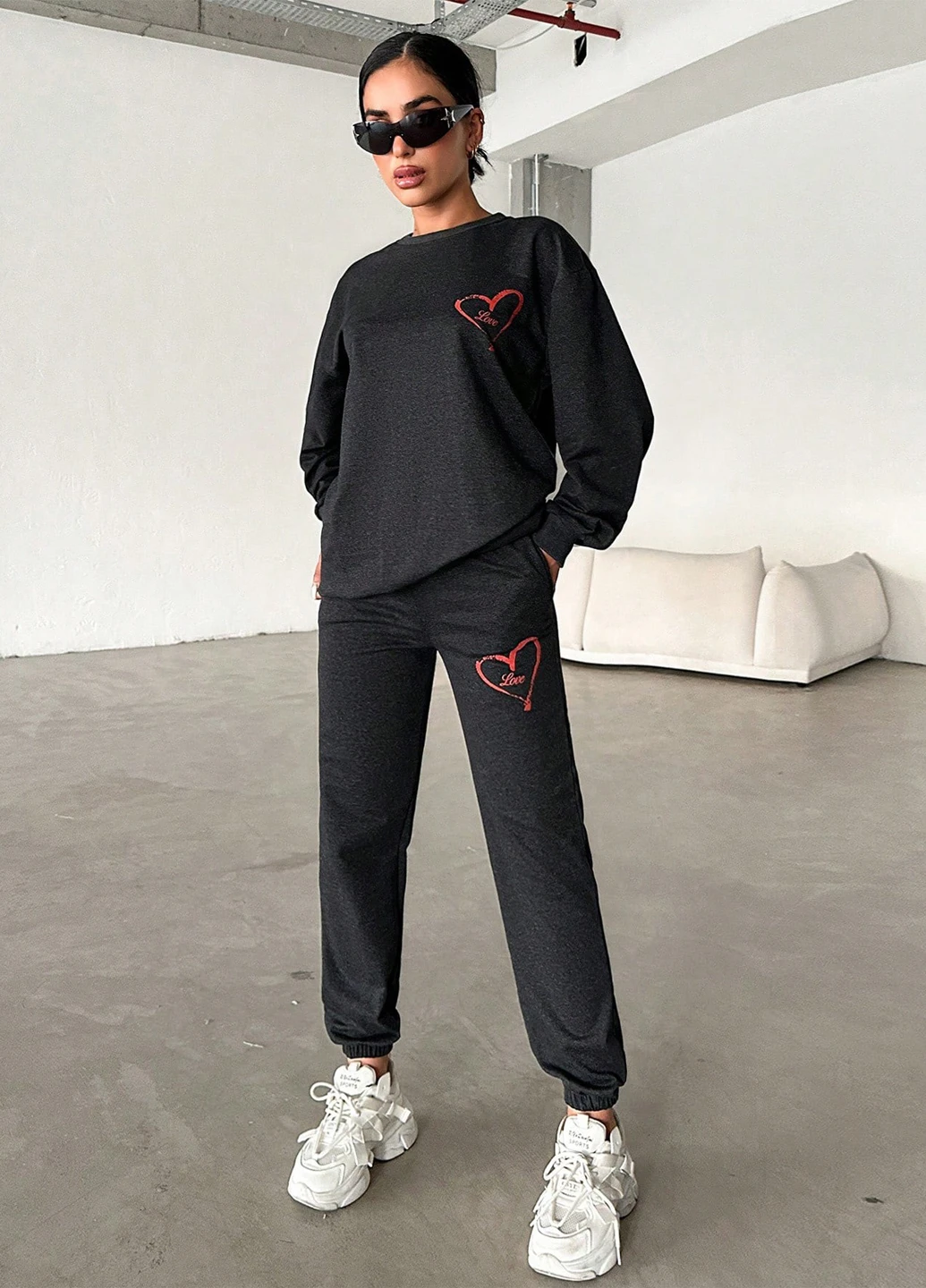 Костюм (світшот, штани) SHEIN (316736555)