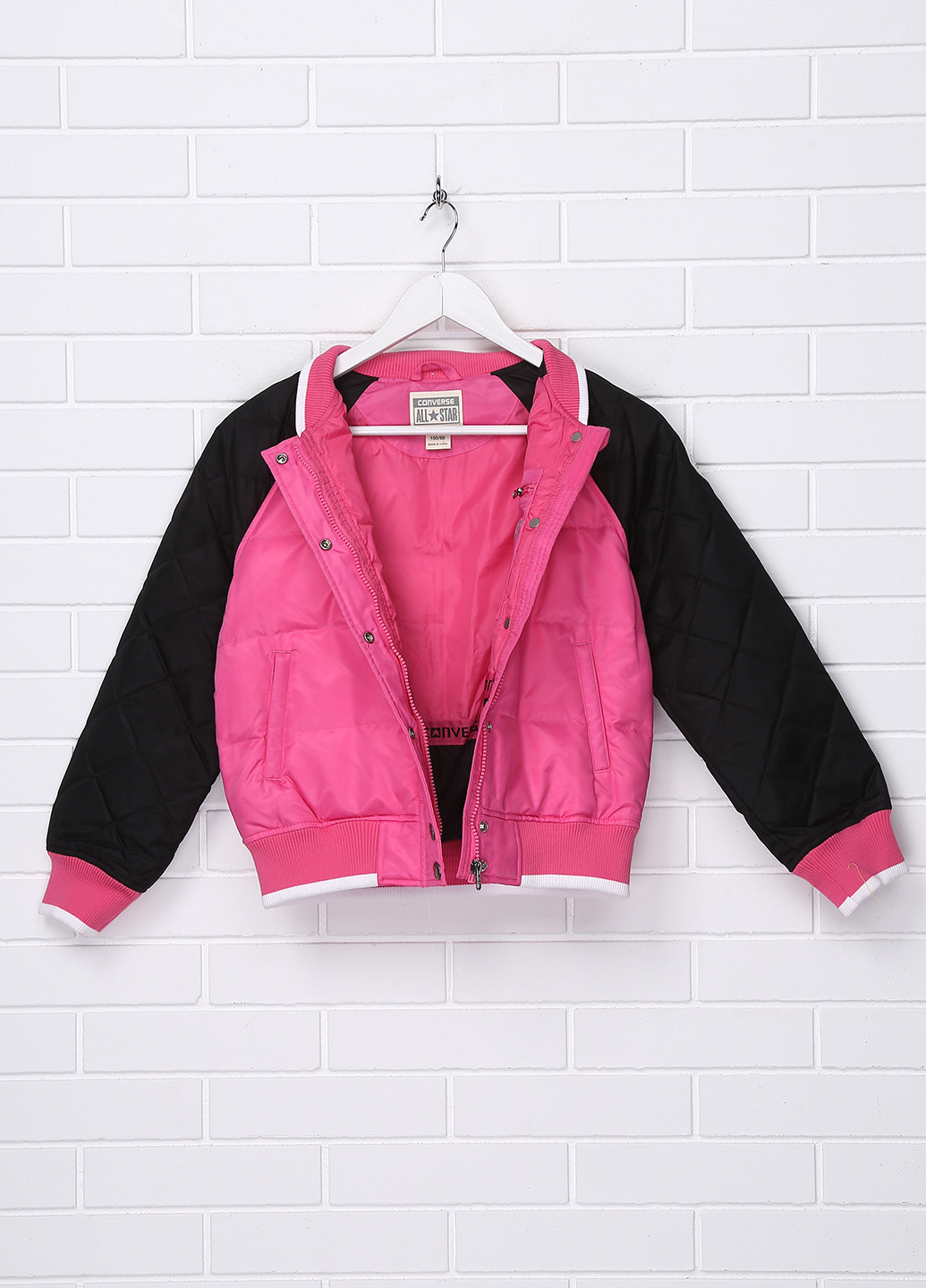 Розовая демисезонная куртка Converse