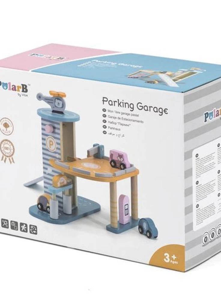 Игровой набор PolarB Паркинг двухэтажный (44029) Viga Toys (202378952)