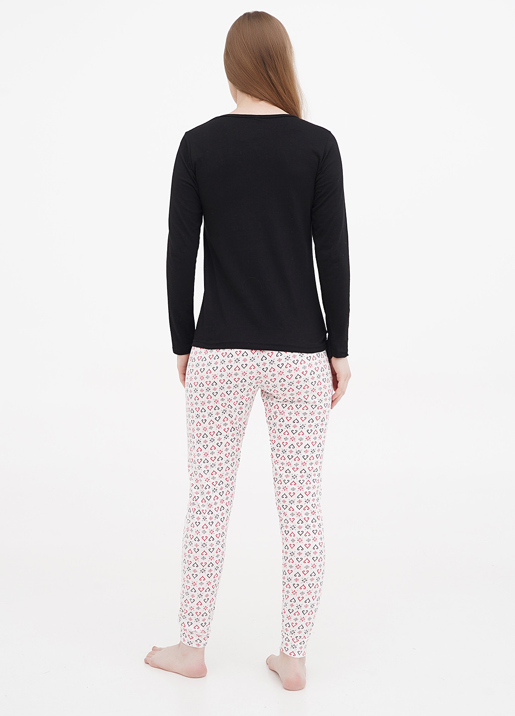 Комбинированная всесезон пижама (лонгслив, брюки) лонгслив + брюки Maria Modd