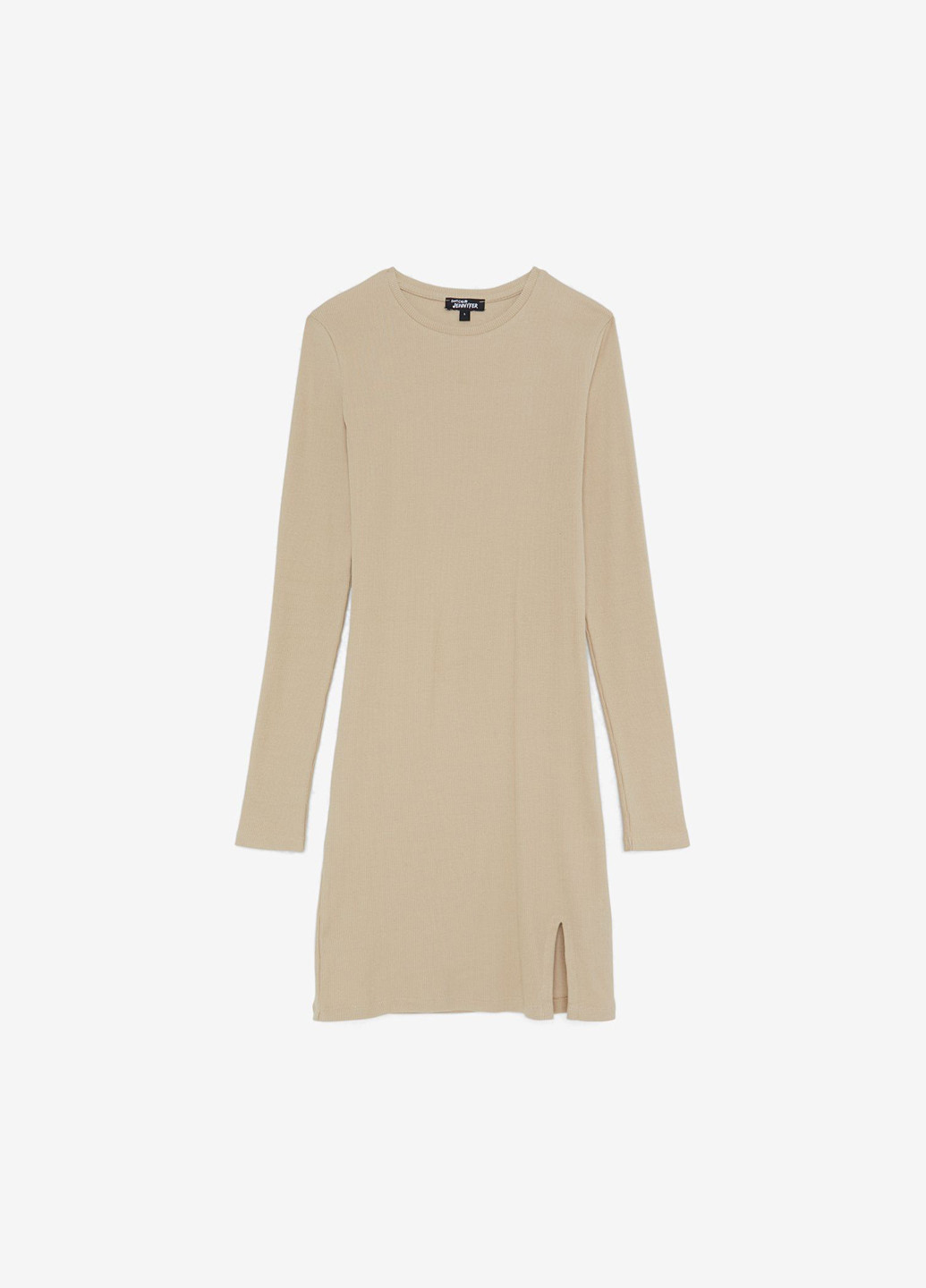 Пудровое кэжуал платье силуэтная Jennyfer однотонное