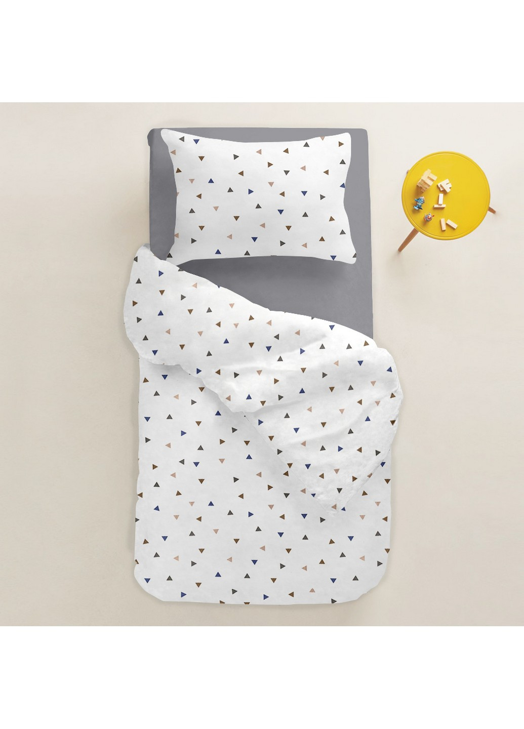 Комплект подросткового постельного белья Delta Color Graphite 160x220 см (4822052080917) Cosas (251850305)