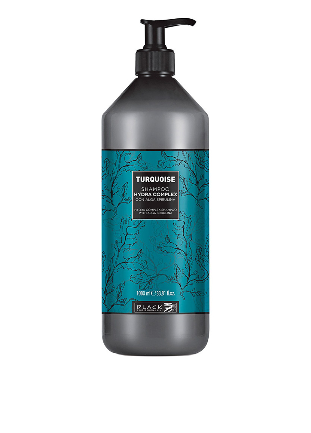 Шампунь для волос Turquoise Hydra Complex Shampoo, 1000 мл Black Professional Line (160737701)