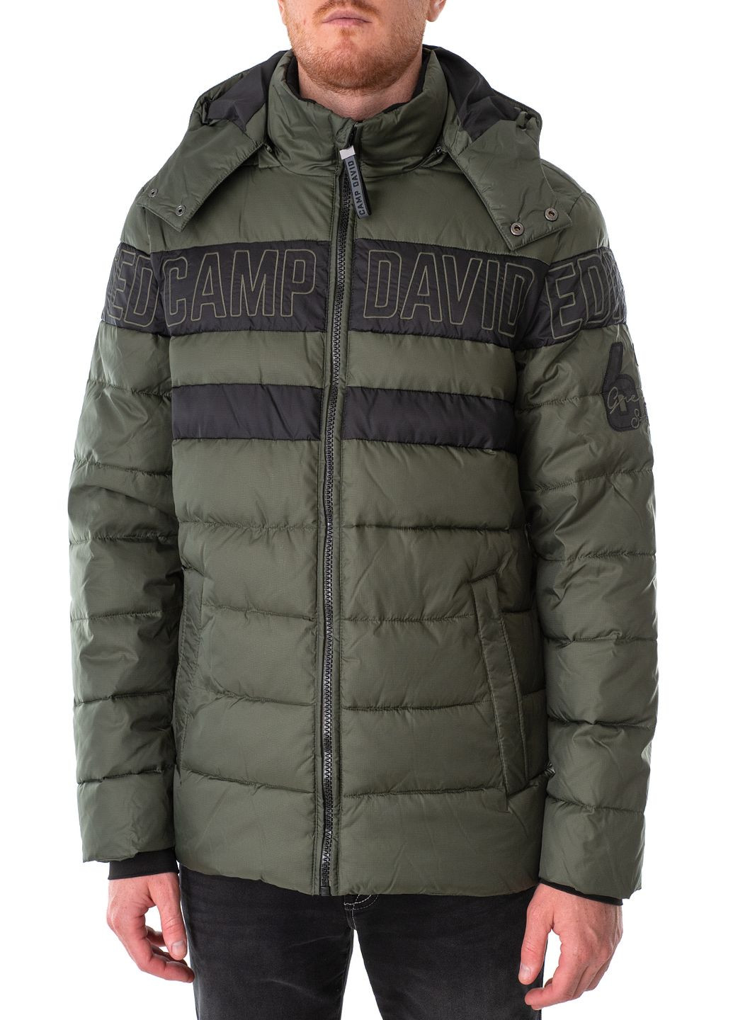 Зеленая зимняя куртка Camp David