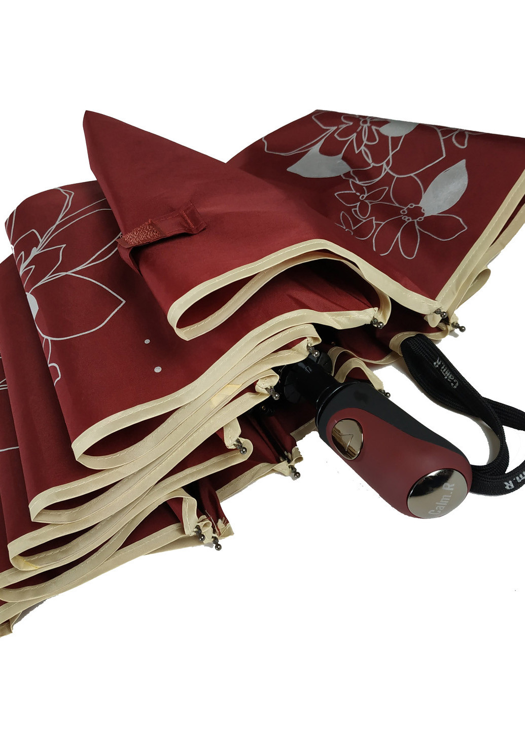 Вишнева женский зонт напівавтомат (114) 100 см Max (189978984)