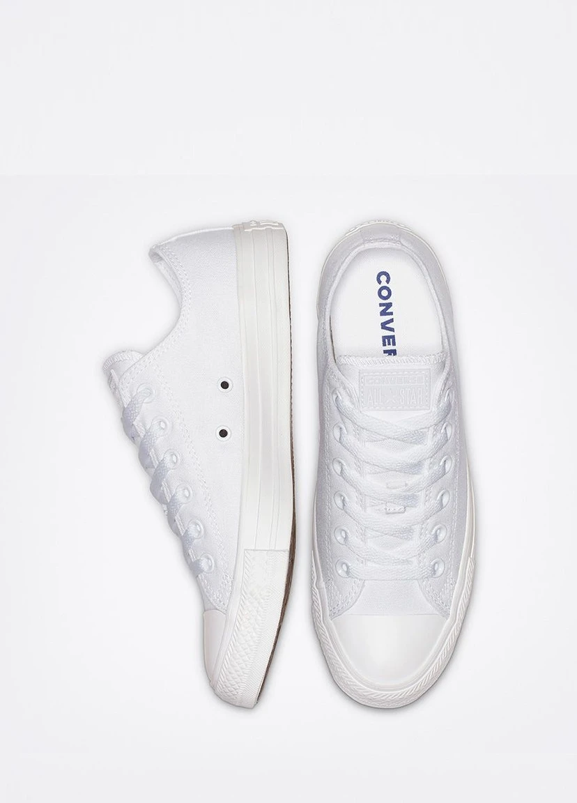 Білі кеди chuck taylor all star white monochrome ox 1u647 Converse