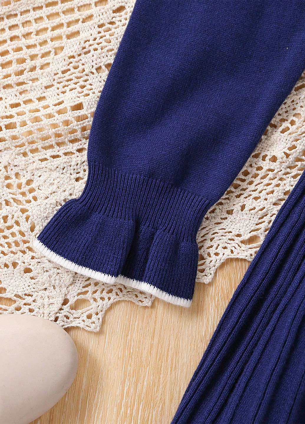 Тёмно-синее платье SHEIN (342382046)