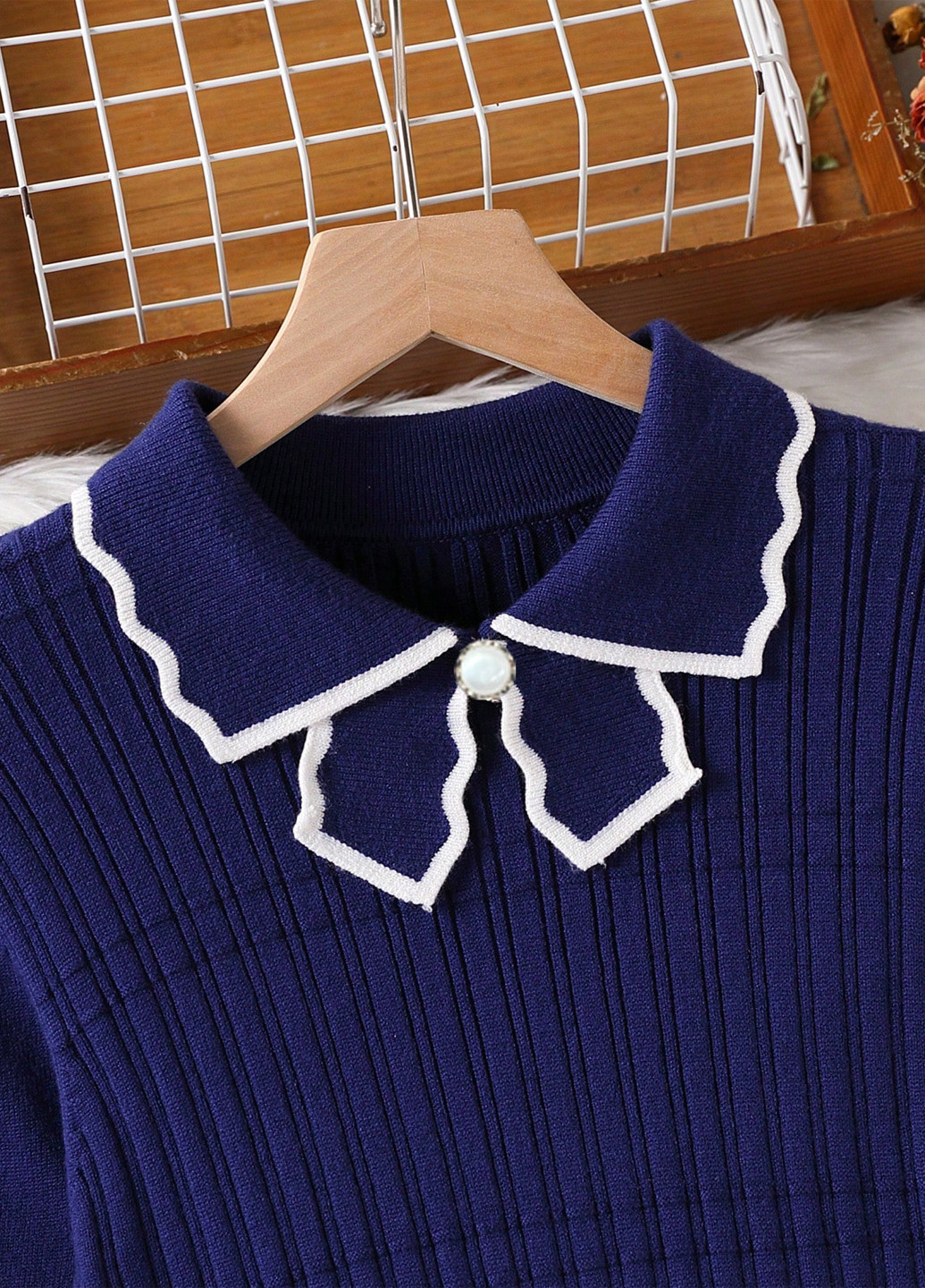 Тёмно-синее платье SHEIN (342382046)