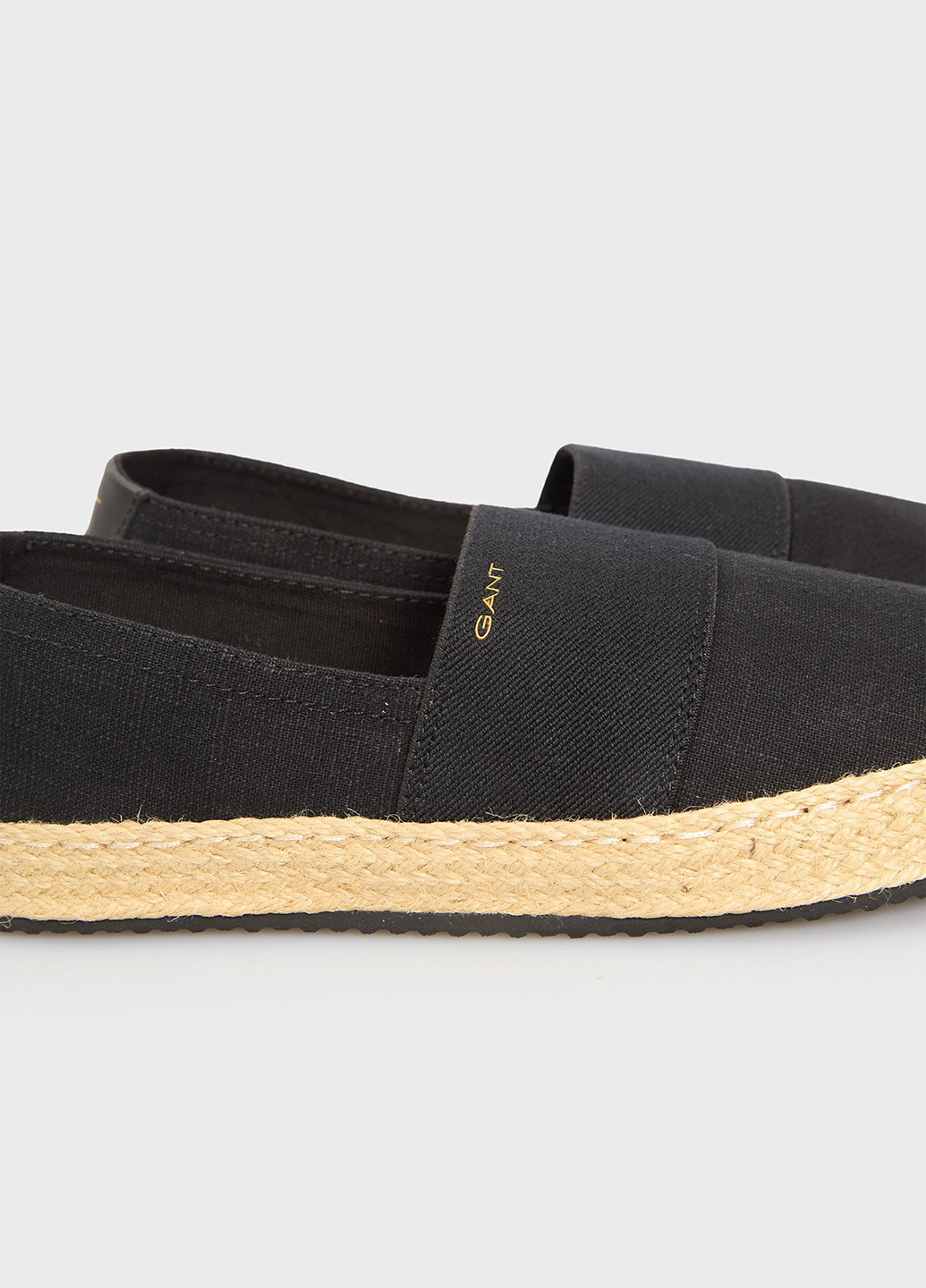 Чёрные эспадрильи Gant однотонный логотип, плетение (347589989)